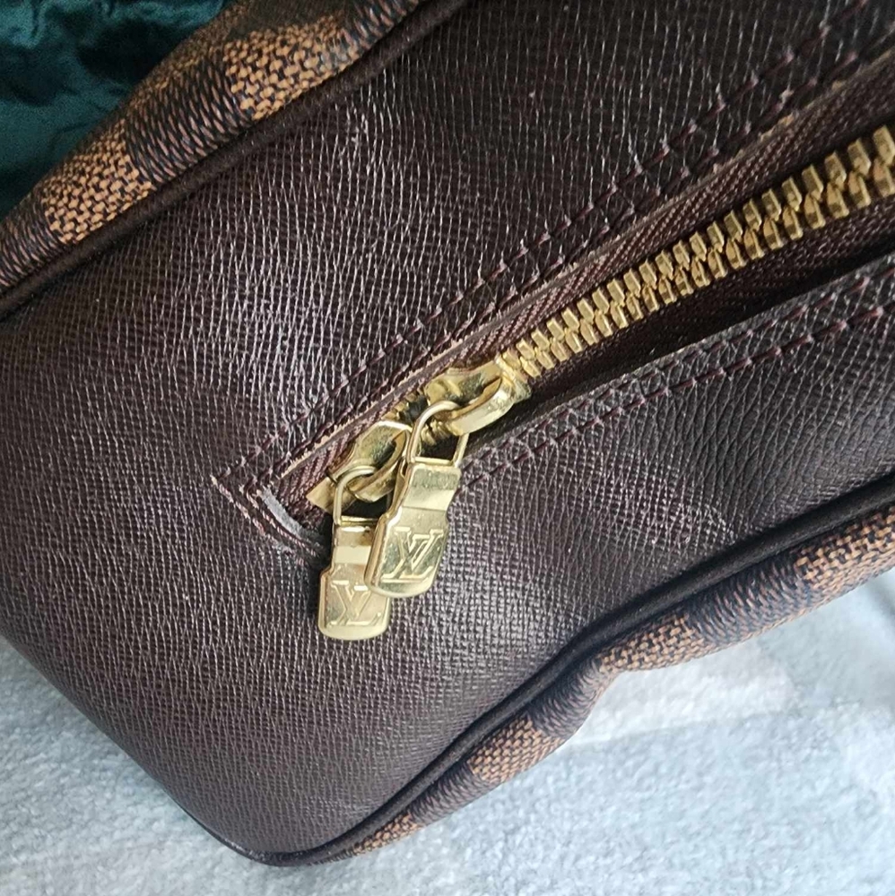 Louis Vuitton Brown Checkered Satchel - Picture 9 of 12